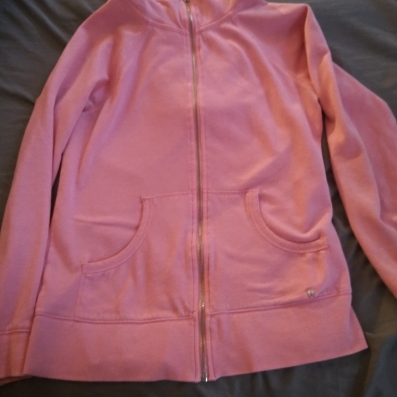 M vs pink angel wing full zip - Picture 2 of 3